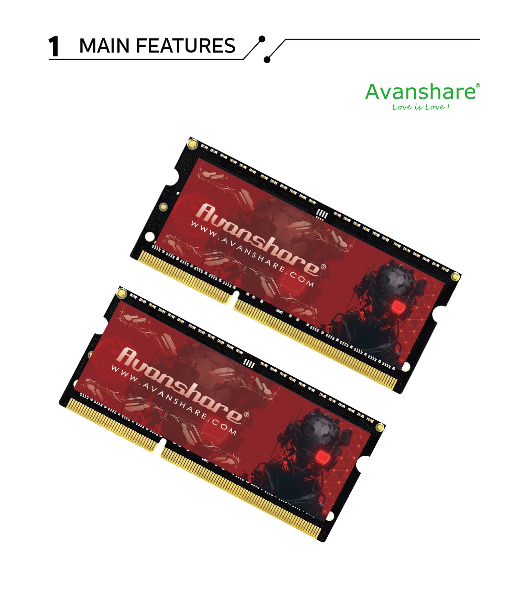 Ddr5 4800Mhz - Pamięć RAM Avanshare DDR5 DDR4 DDR3