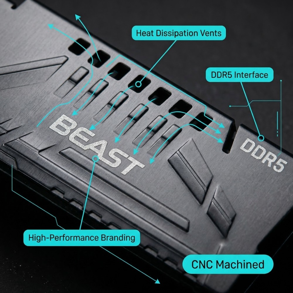 TISHRIC 10 szt. Radiator chłod – Ddr5 Ram recenzja i cena