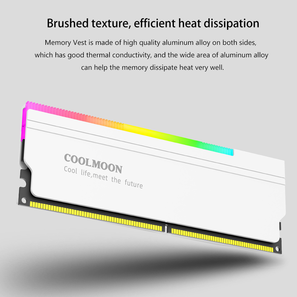 COOLMOON 5V-3PIN ARGB Radiator – Ddr5 Rgb Ram recenzja i cena