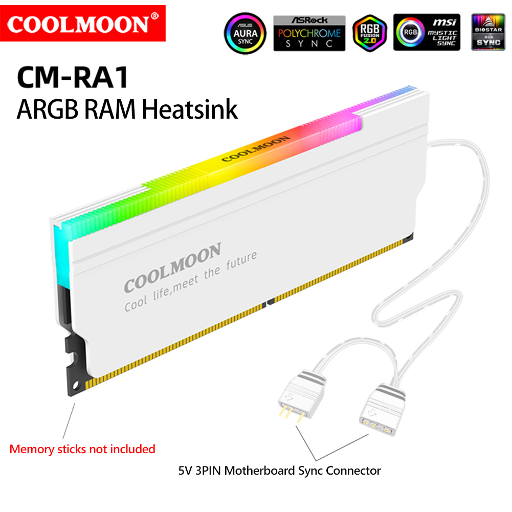 COOLMOON 5V-3PIN ARGB Radiator – Ddr5 Rgb Ram recenzja i cena