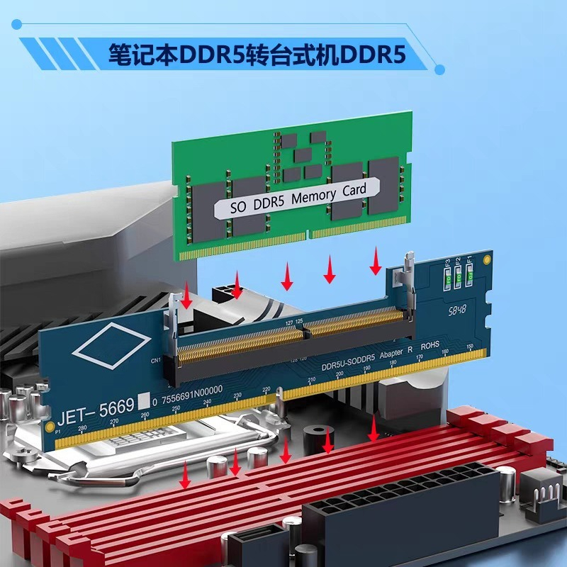 Karta adaptera DDR3 DDR4 DDR5  – Ddr5 Ram recenzja i cena
