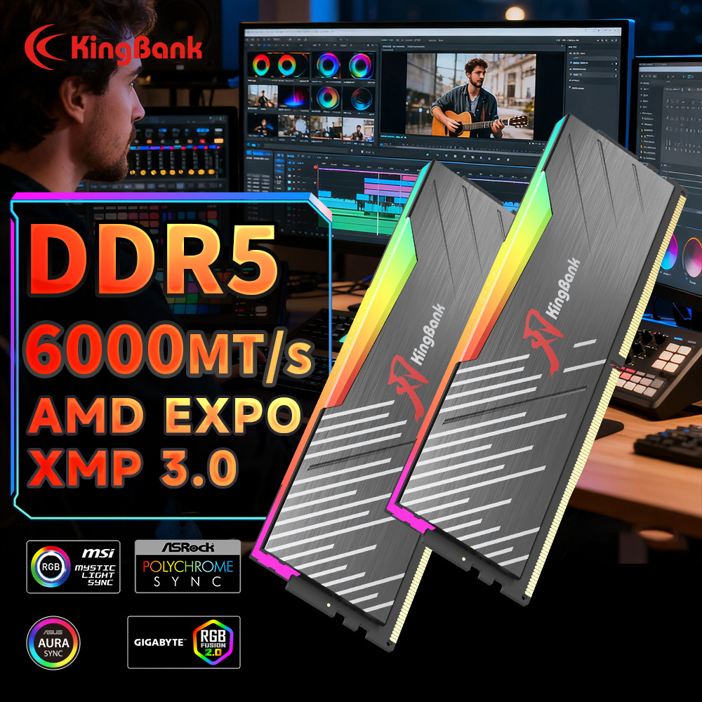 KingBank KRRB DDR5 RGB 16GB /1 – Ddr5 6000Mhz recenzja i cena