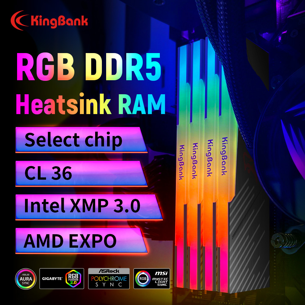 KingBank KRRB DDR5 RGB 16GB /1 – Ddr5 6000Mhz recenzja i cena