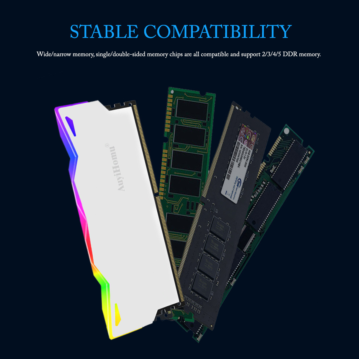 AuyiHomu Radiator RGB, 5V 3Pin – Ddr5 Rgb Ram recenzja i cena
